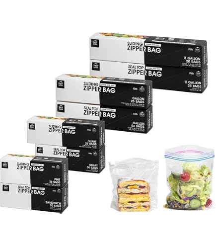 Amazon.com: Christmas Zipper Sandwich Bags, 4-Boxes (totalling 60